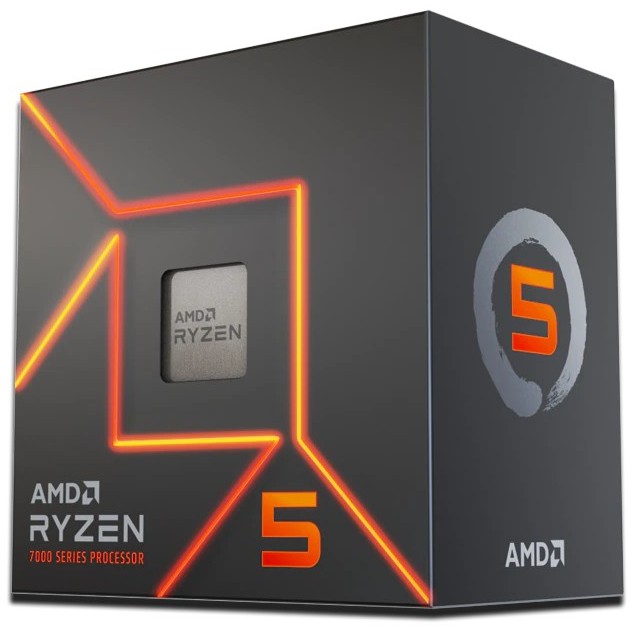 AMD AM5 Ryzen 5 7600 Box 4,0GHz MaxBoost 5,2GHz 6xCore 12xThreads 38MB 65W Wraith Stealth Cooler AMD AM5 Ryzen 5 7600 Box 4,0GHz MaxBoost 5,2GHz 6xCore 12xThreads 38MB 65W Wraith Stealth Cooler