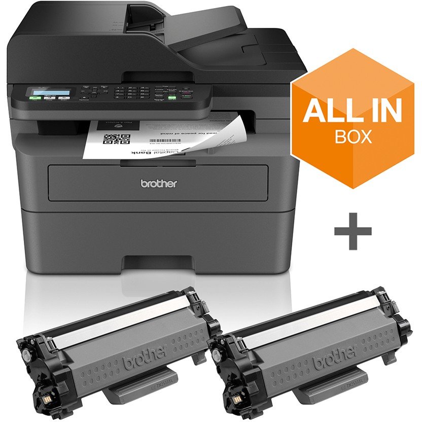 L Brother MFC-L2827DWXL S/W - Laserdrucker Multifunktionsgerät 4in1 ADF LAN WLAN L Brother MFC-L2827DWXL S/W - Laserdrucker Multifunktionsgerät 4in1 ADF LAN WLAN