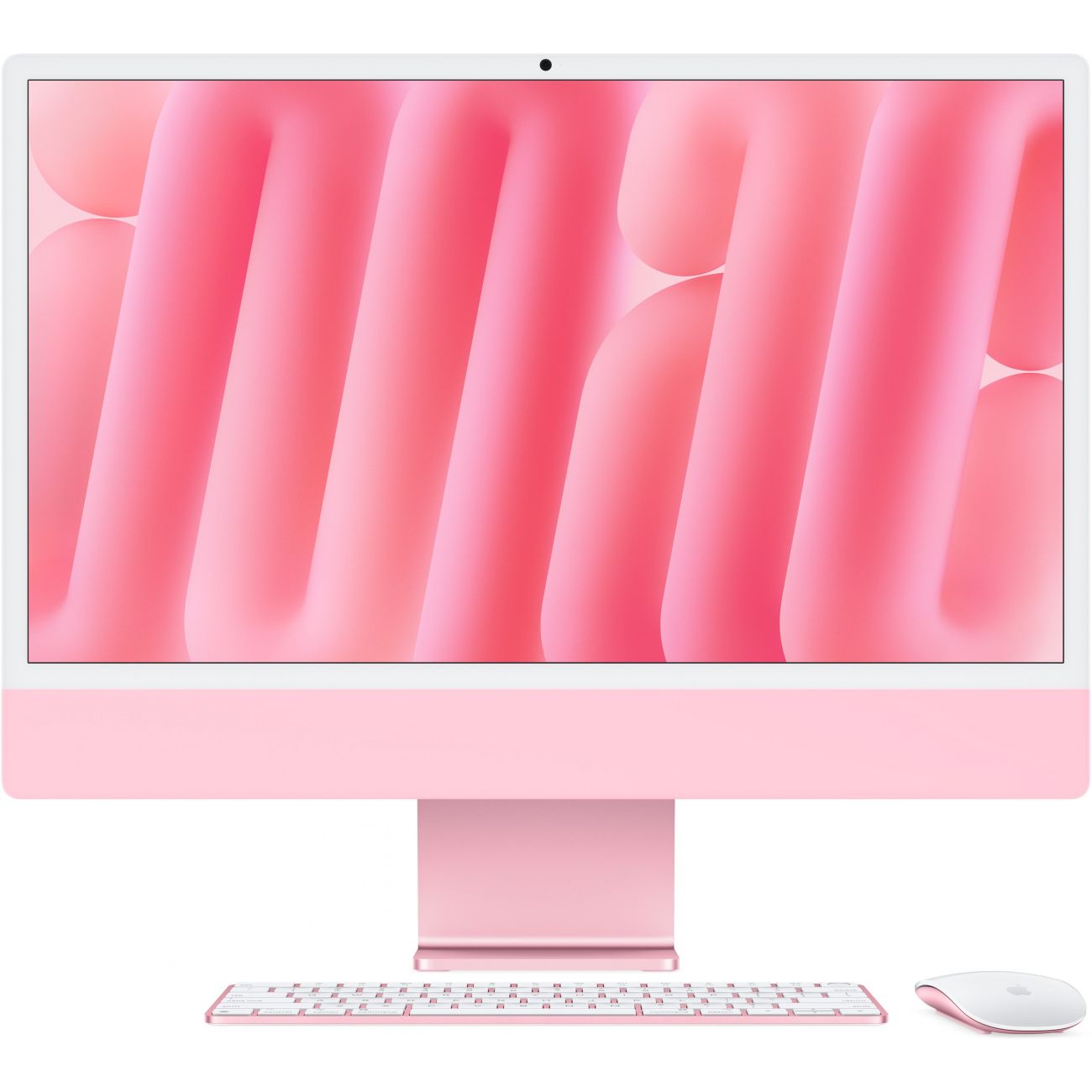 Apple 24-inch iMac with Retina 4.5K display: Apple M4 chip with 10-core CPU and 10-core GPU. 16GB. 512GB SSD - Pink
