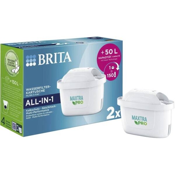 BRITA Tischwasserfilter Maxtra Pro Filterkartusche 2er-Pack BRITA Tischwasserfilter Maxtra Pro Filterkartusche 2er-Pack
