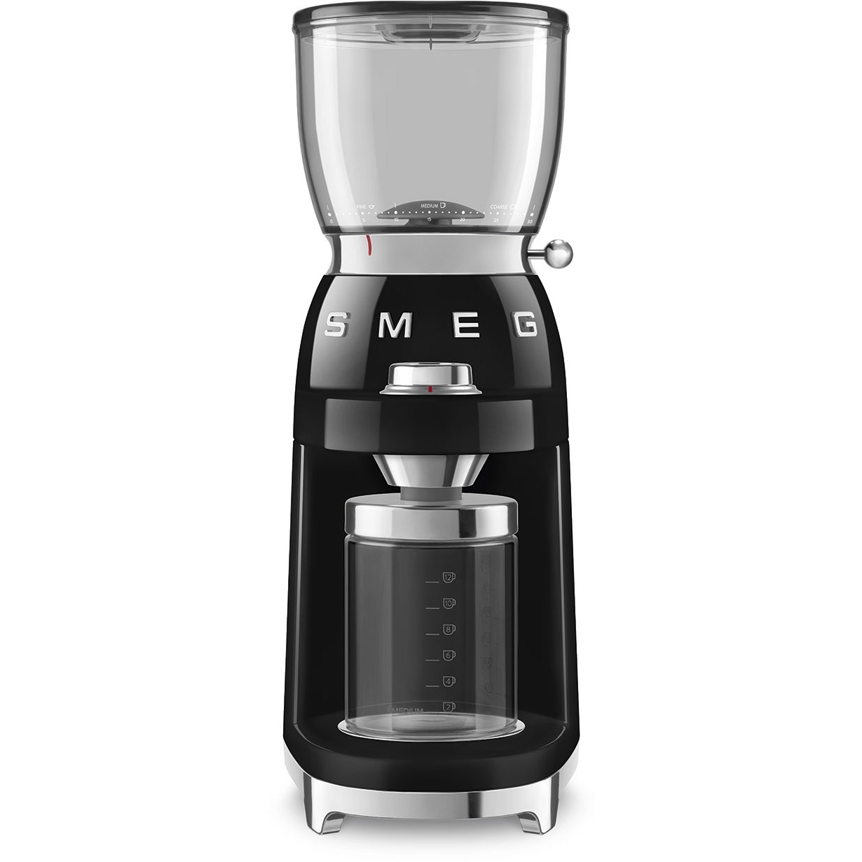SMEG CGF11BLEU Kaffeemühle 50`s Style schwarz SMEG CGF11BLEU Kaffeemühle 50`s Style schwarz