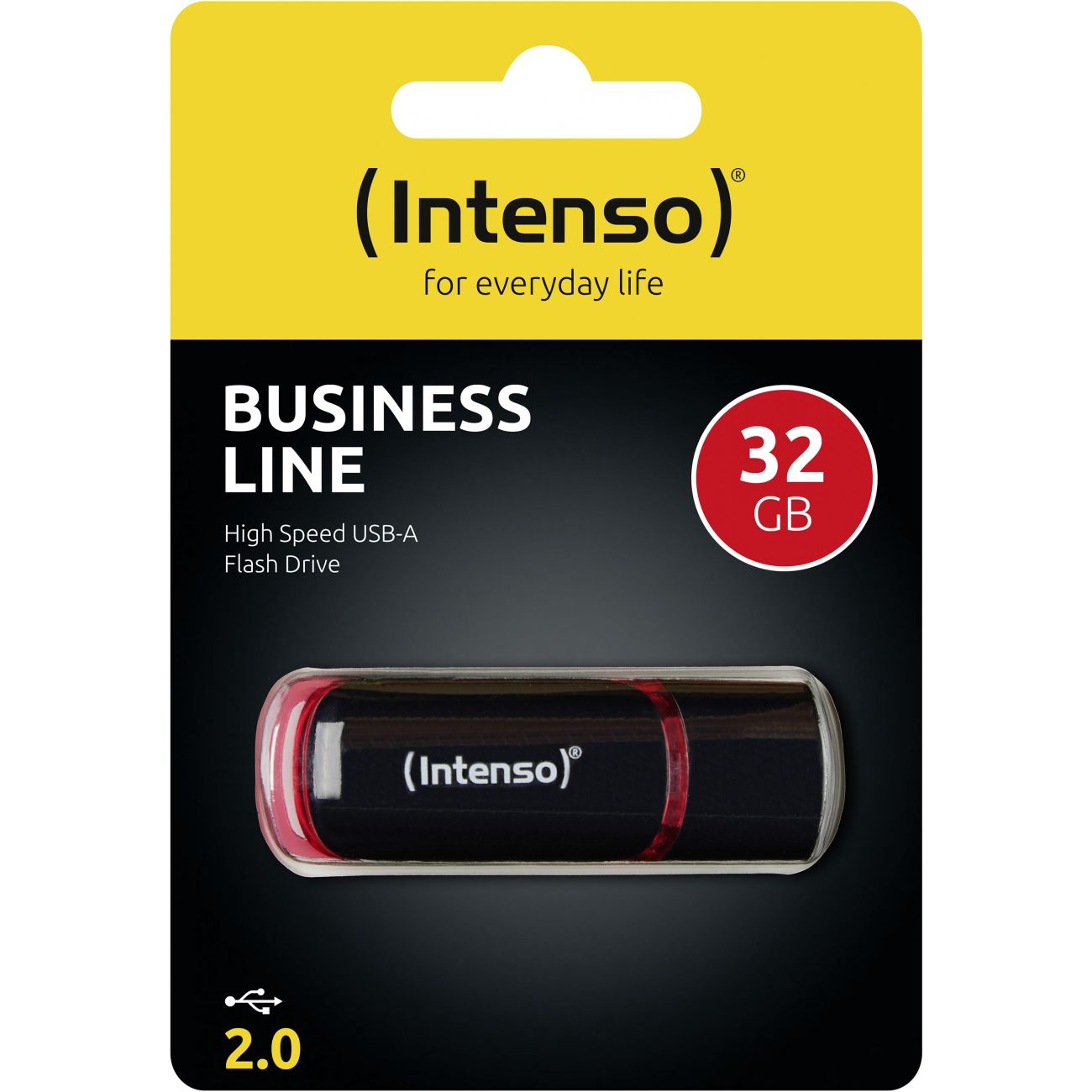 STICK Intenso Business Line schwarz. rot 32 GB