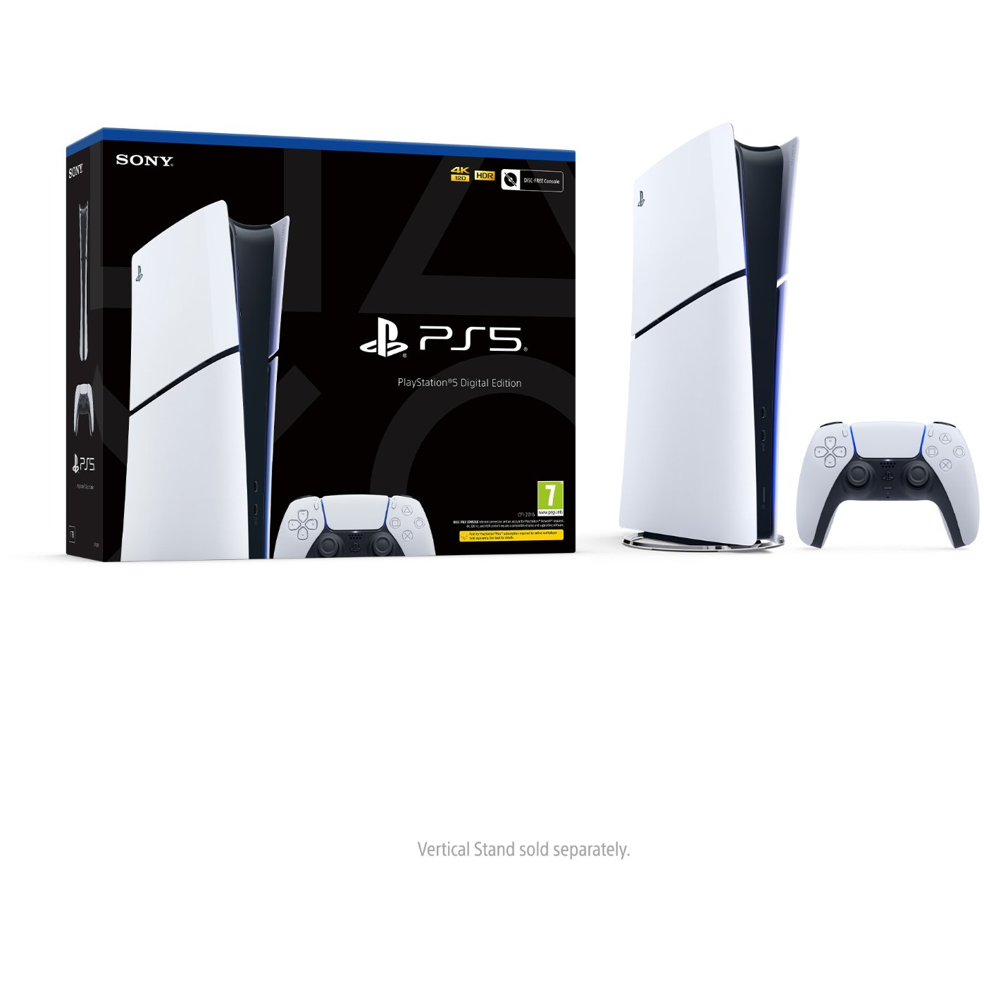 Sony PlayStation 5 Slim Digital Edition black white Sony PlayStation 5 Slim Digital Edition black white