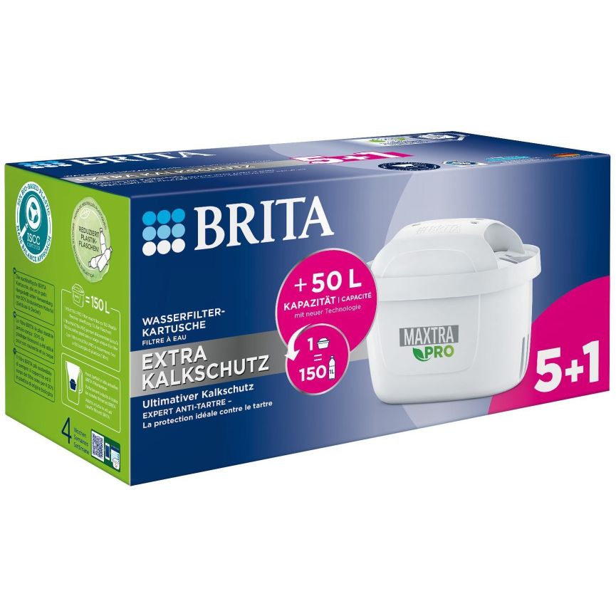 BRITA Tischwasserfilter Maxtra Pro Filterkartusche 5+1 Pack BRITA Tischwasserfilter Maxtra Pro Filterkartusche 5+1 Pack