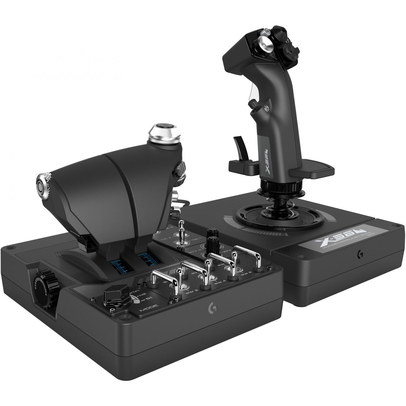 Logitech X56 H.O.T.A.S. Joystick and throttle wired for PC