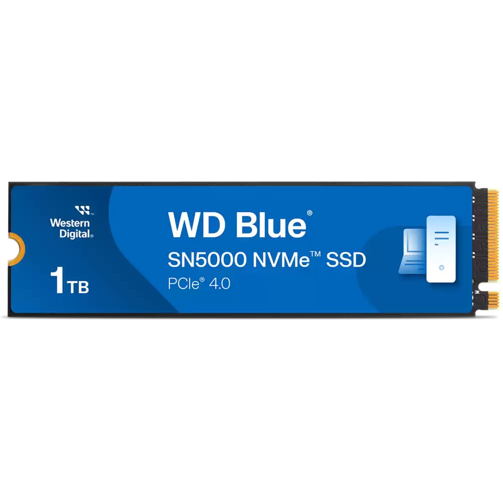 M.2 WD Blue SN5000 NVMe 1TB 2280 PCIe Gen4