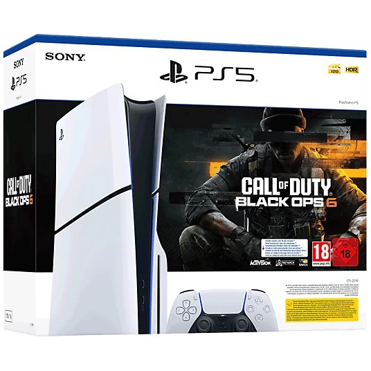 Sony PlayStation 5 Slim - 1TB Call of Duty: Black Ops 6 Bundle White Sony PlayStation 5 Slim - 1TB Call of Duty: Black Ops 6 Bundle White