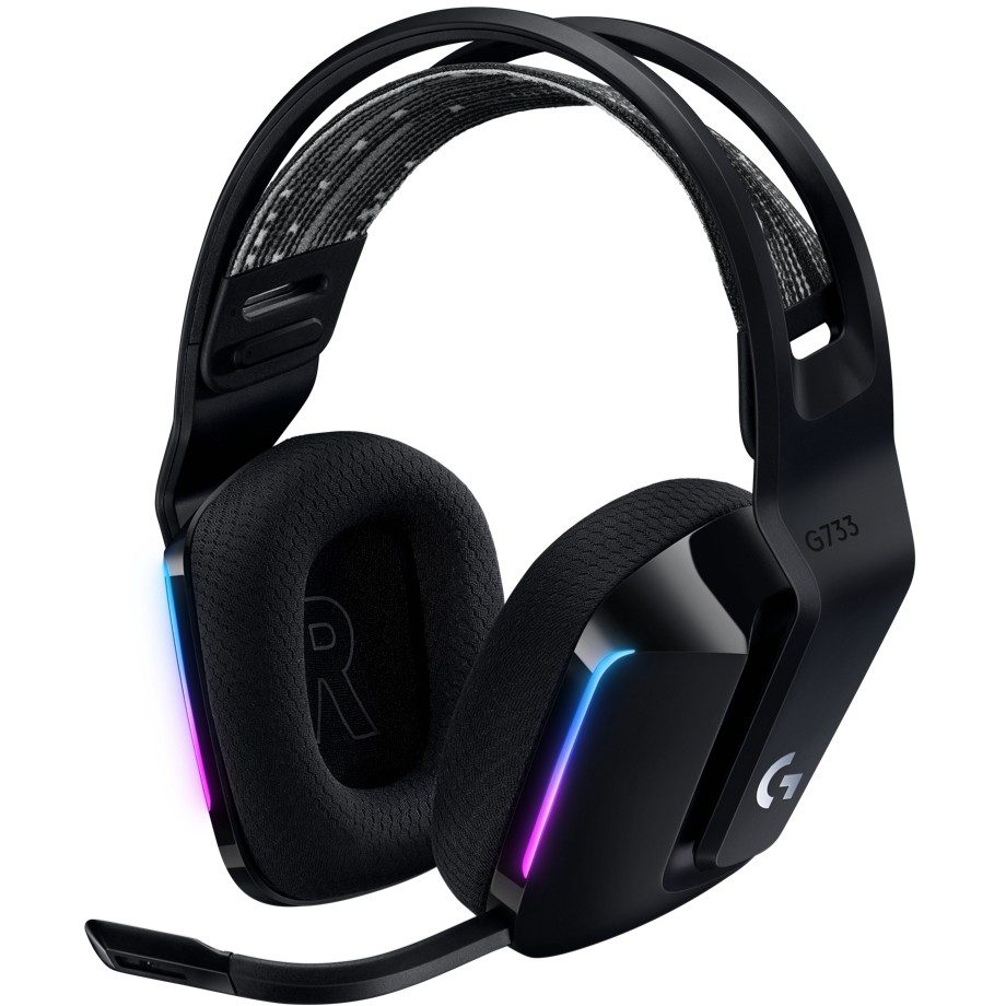 Logitech Gaming Headset Lightspeed G733 Black