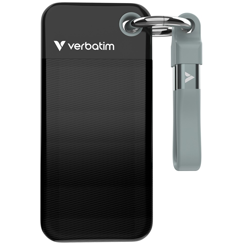 STICK S 2TB Verbatim Pocket SSD USB 3.2 black/grau retail