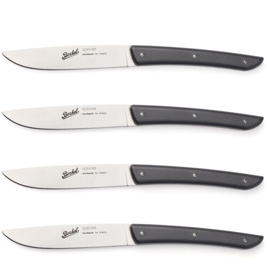 Berkel Steakmesser-Set 4-tlg. Color nero Berkel Steakmesser-Set 4-tlg. Color nero