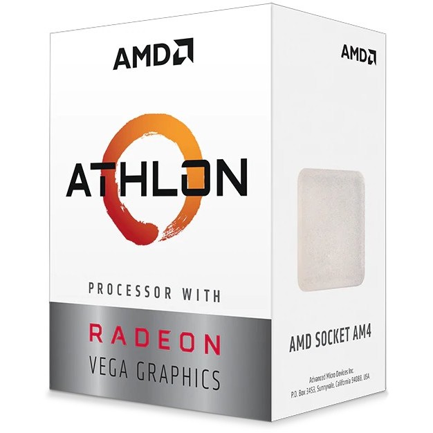 AMD Athlon 3000G Radeon Vega 3 BOX AMD Athlon 3000G Radeon Vega 3 BOX