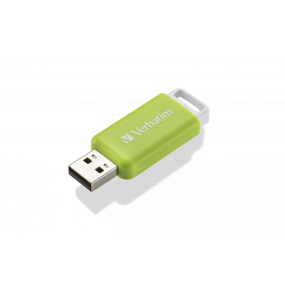 STICK 32GB Verbatim V DataBar USB 2.0 Drive Green retail