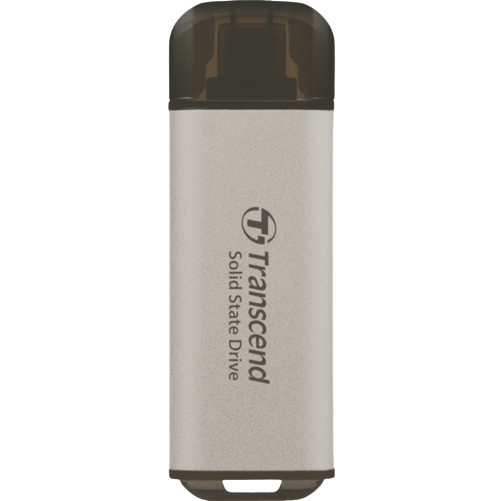 TRANSCEND ESD300S 512GB External SSD USB 10Gbps Type C Silver TRANSCEND ESD300S 512GB External SSD USB 10Gbps Type C Silver