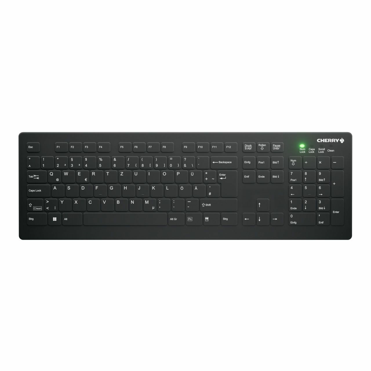 Cherry Keyboard AK-C8112 Medical wireless sealed [DE] black IP68 kabellos. vollversiegelt. IP68